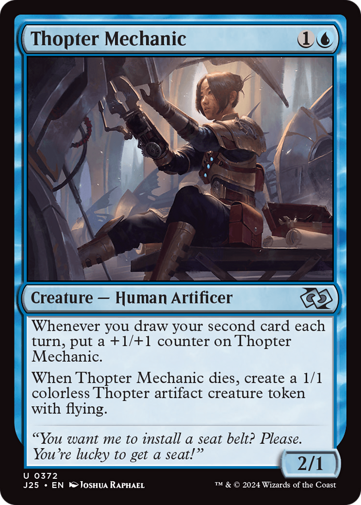 Thopter Mechanic [Foundations Jumpstart] | Cards and Coasters CA