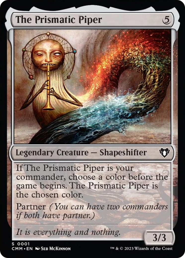 The Prismatic Piper [Commander Masters] | Cards and Coasters CA