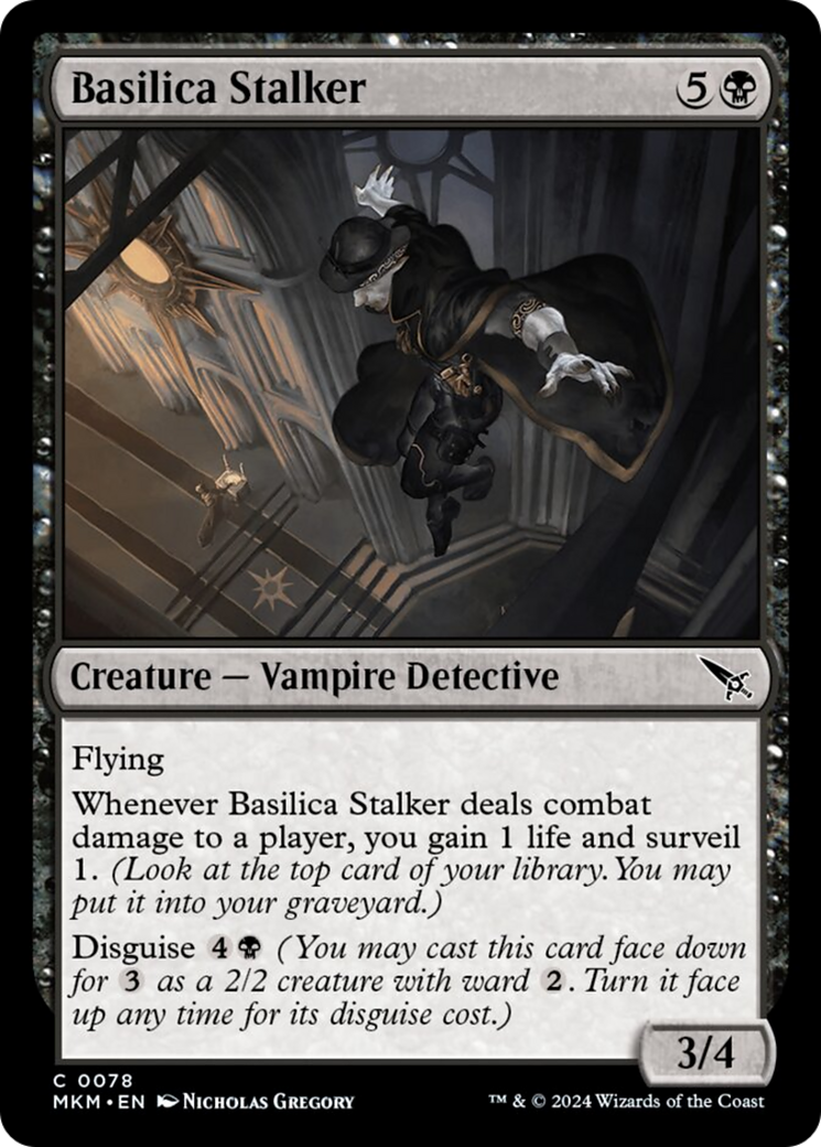 Basilica Stalker [Murders at Karlov Manor] | Cards and Coasters CA