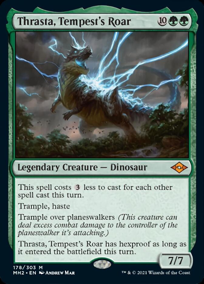 Thrasta, Tempest's Roar [Modern Horizons 2] | Cards and Coasters CA