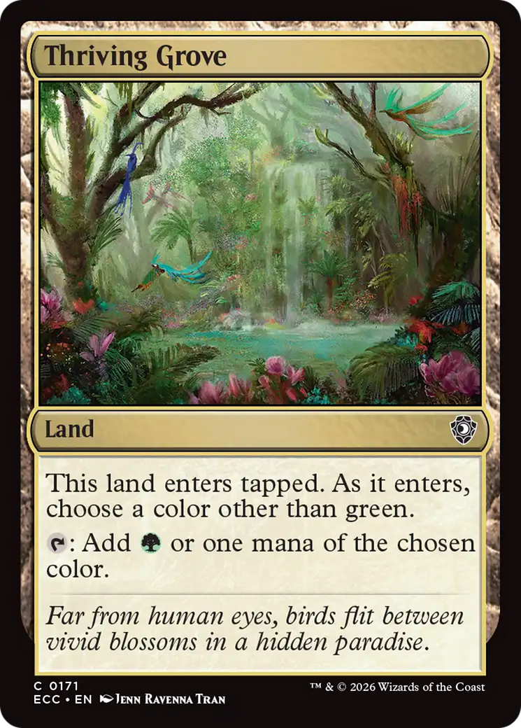 Thriving Grove [Lorwyn Eclipsed Commander] | Cards and Coasters CA