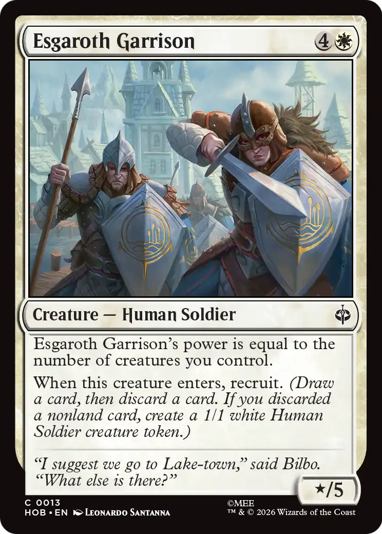 Esgaroth Garrison [The Hobbit] | Cards and Coasters CA