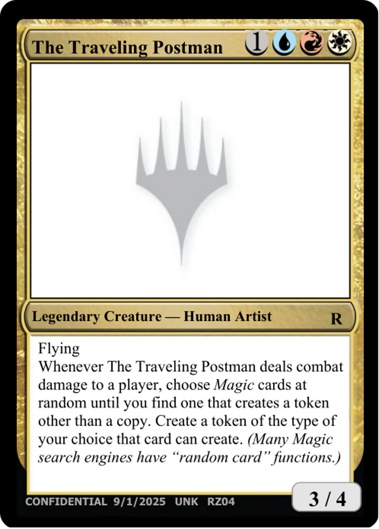 The Traveling Postman [Unknown Event] | Cards and Coasters CA