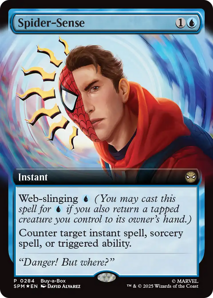 Spider-Sense (Extended Art) [Marvel's Spider-Man Promos] | Cards and Coasters CA