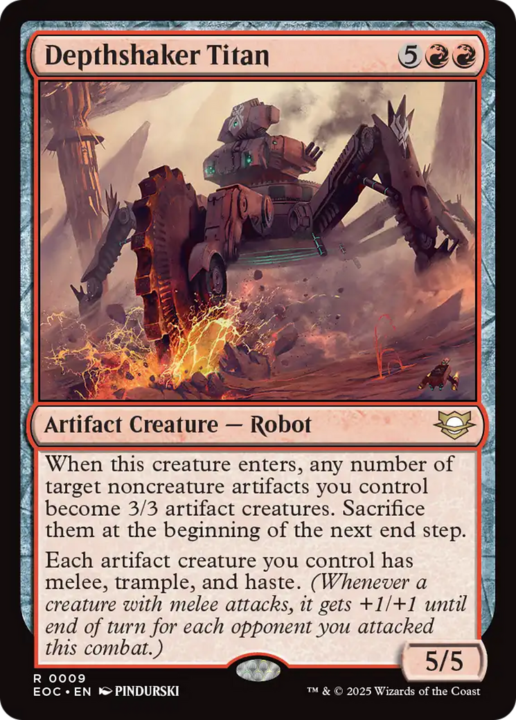 Depthshaker Titan [Edge of Eternities Commander] | Cards and Coasters CA