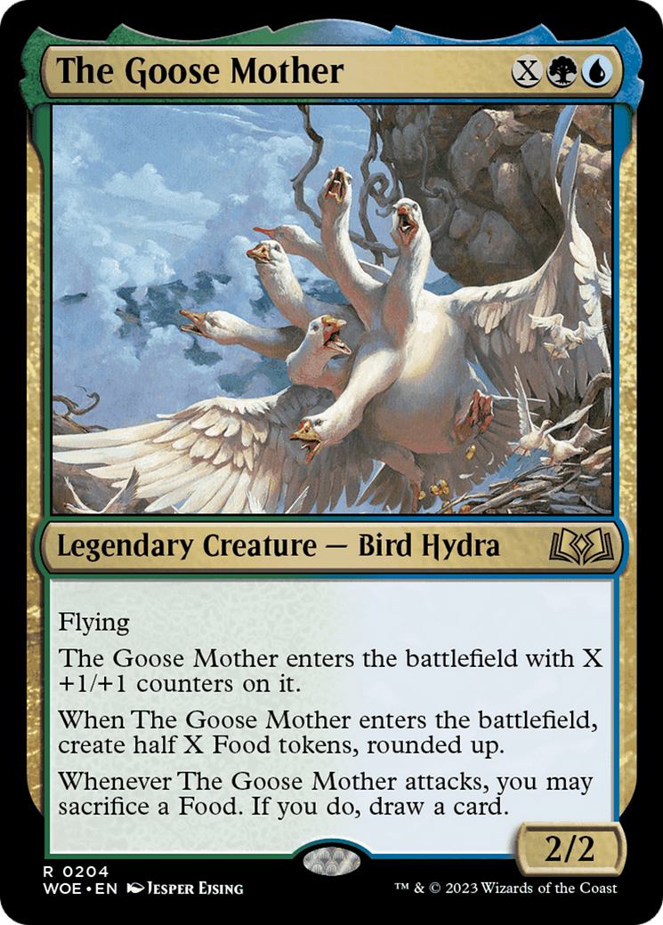 The Goose Mother [Wilds of Eldraine] | Cards and Coasters CA