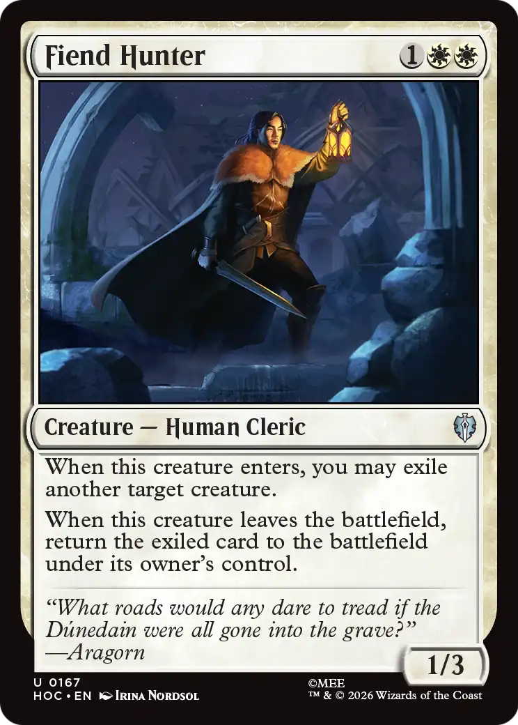 Fiend Hunter [The Hobbit: Eternal-Legal] | Cards and Coasters CA
