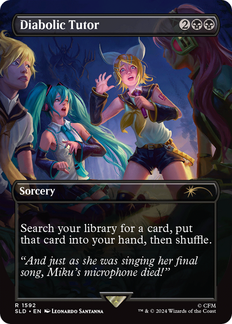Diabolic Tutor (1592) [Secret Lair Drop Series] | Cards and Coasters CA