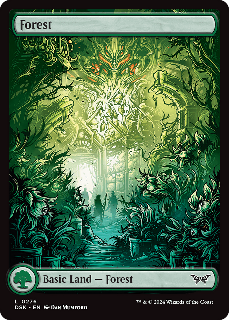 Forest (276) - Full Art [Duskmourn: House of Horror] | Cards and Coasters CA