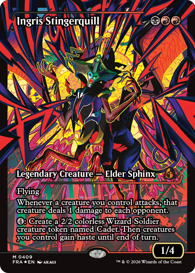 Ingris Stingerquill (Showcase) (0409) [Reality Fracture] | Cards and Coasters CA