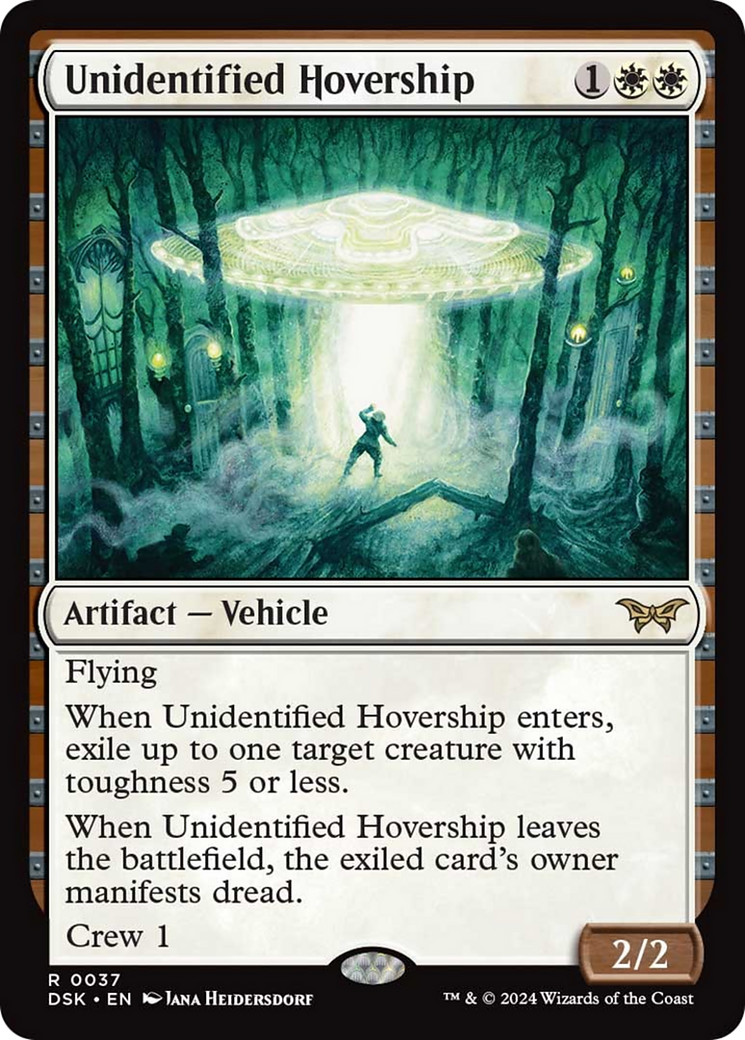 Unidentified Hovership [Duskmourn: House of Horror] | Cards and Coasters CA