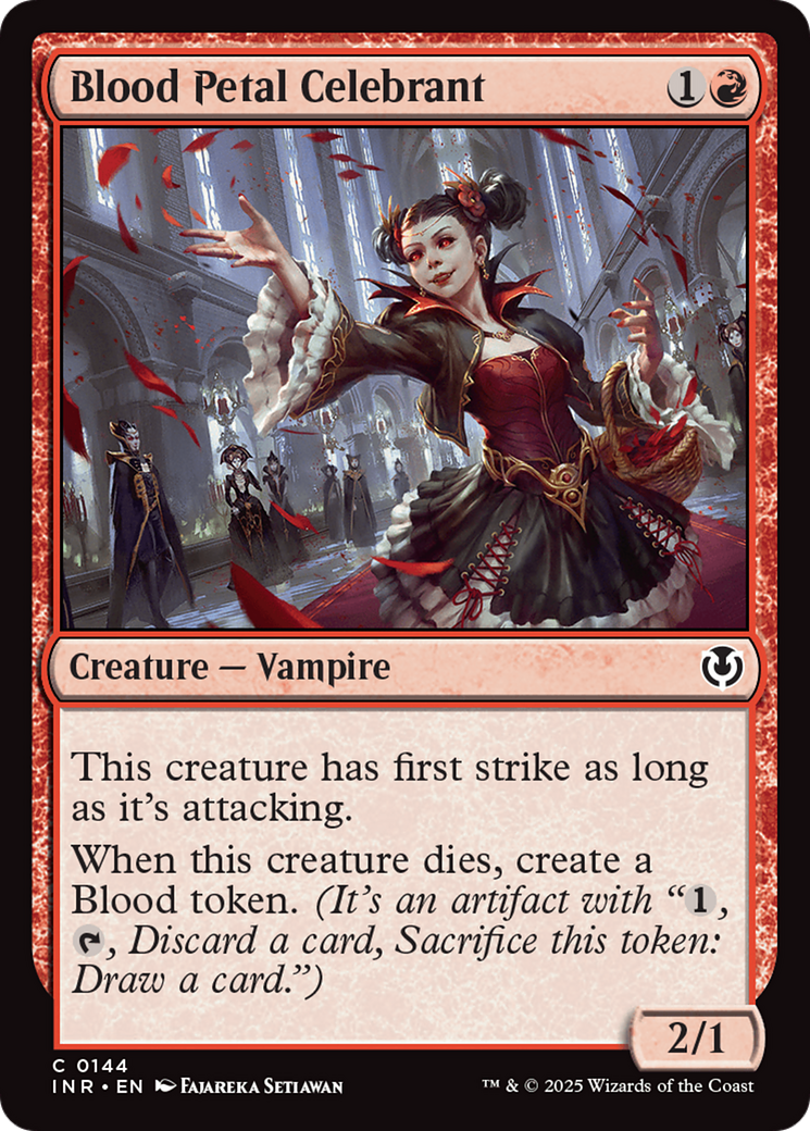 Blood Petal Celebrant [Innistrad Remastered] | Cards and Coasters CA