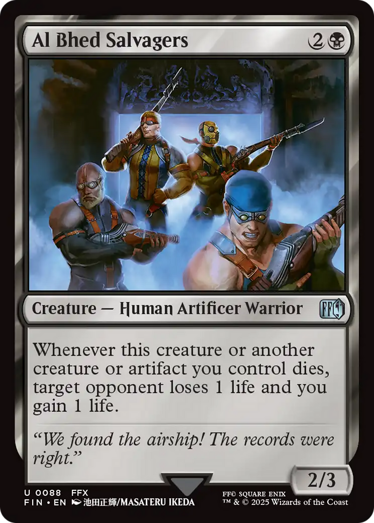 Al Bhed Salvagers [FINAL FANTASY] | Cards and Coasters CA