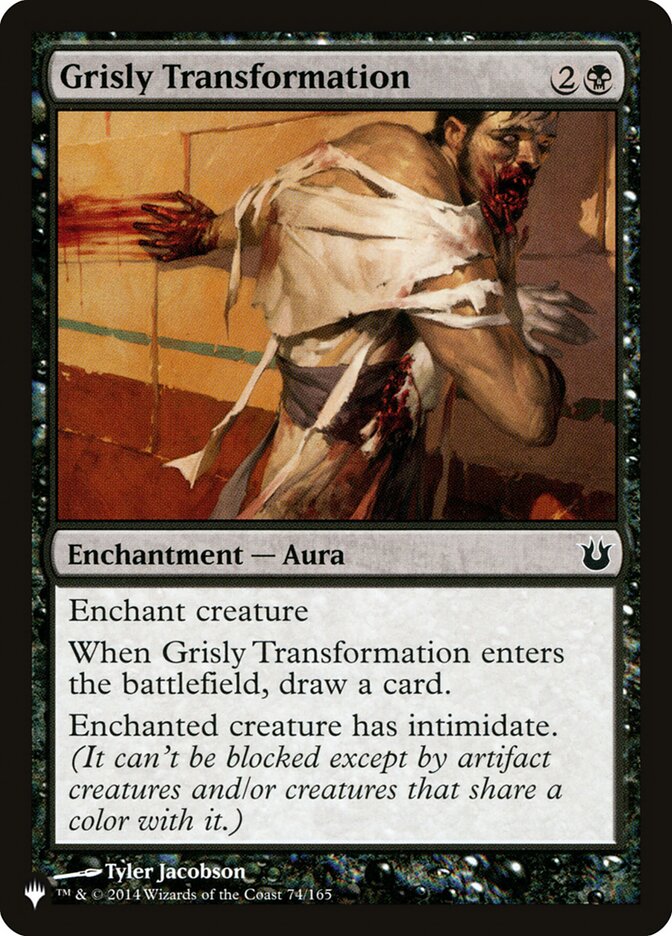 Grisly Transformation [The List] | Cards and Coasters CA