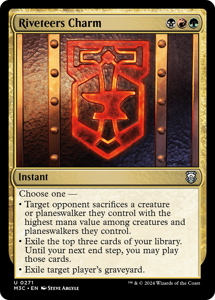 Riveteers Charm (Ripple Foil) [Modern Horizons 3 Commander] | Cards and Coasters CA