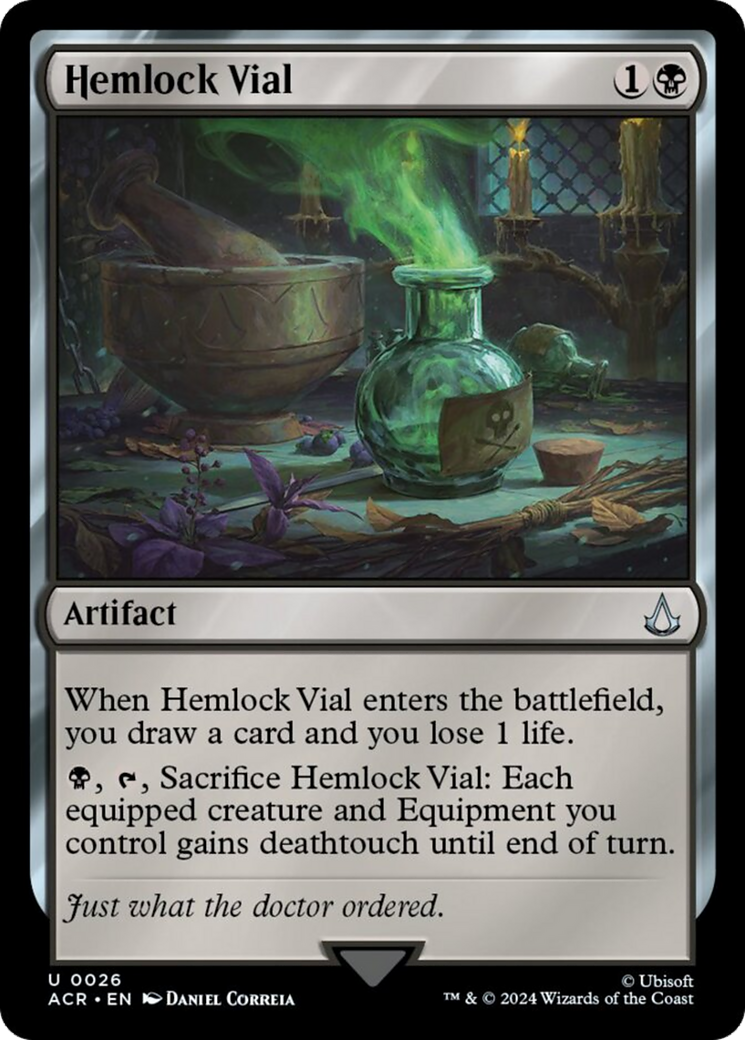 Hemlock Vial [Assassin's Creed] | Cards and Coasters CA