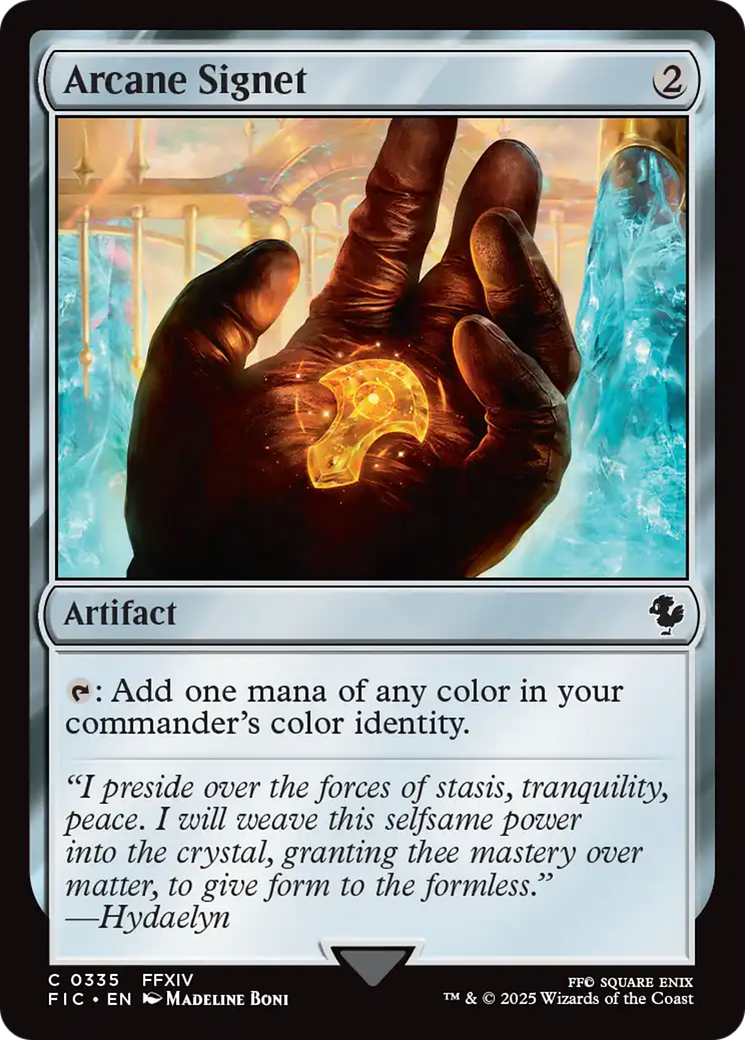 Arcane Signet (0335) [FINAL FANTASY Commander] | Cards and Coasters CA