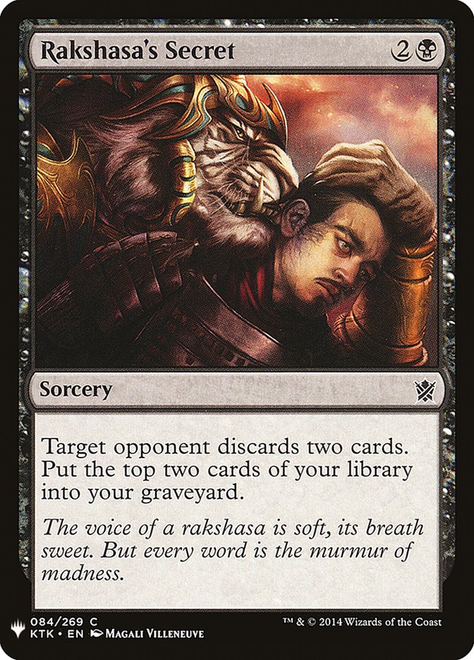 Rakshasa's Secret [Mystery Booster] | Cards and Coasters CA