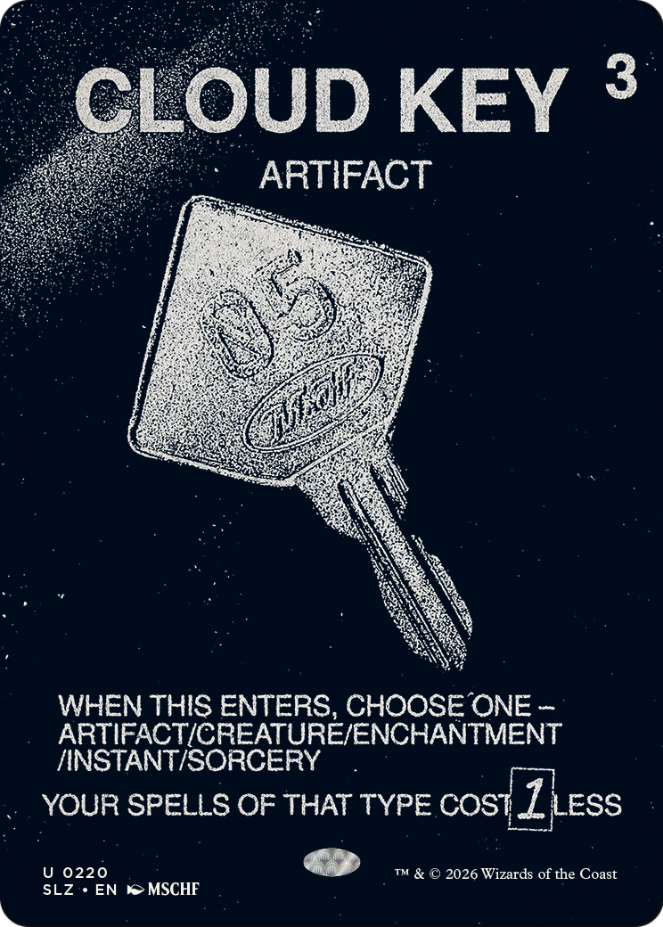 Cloud Key (0220) [Secret Lair x MSCHF: The Zeta Set] | Cards and Coasters CA