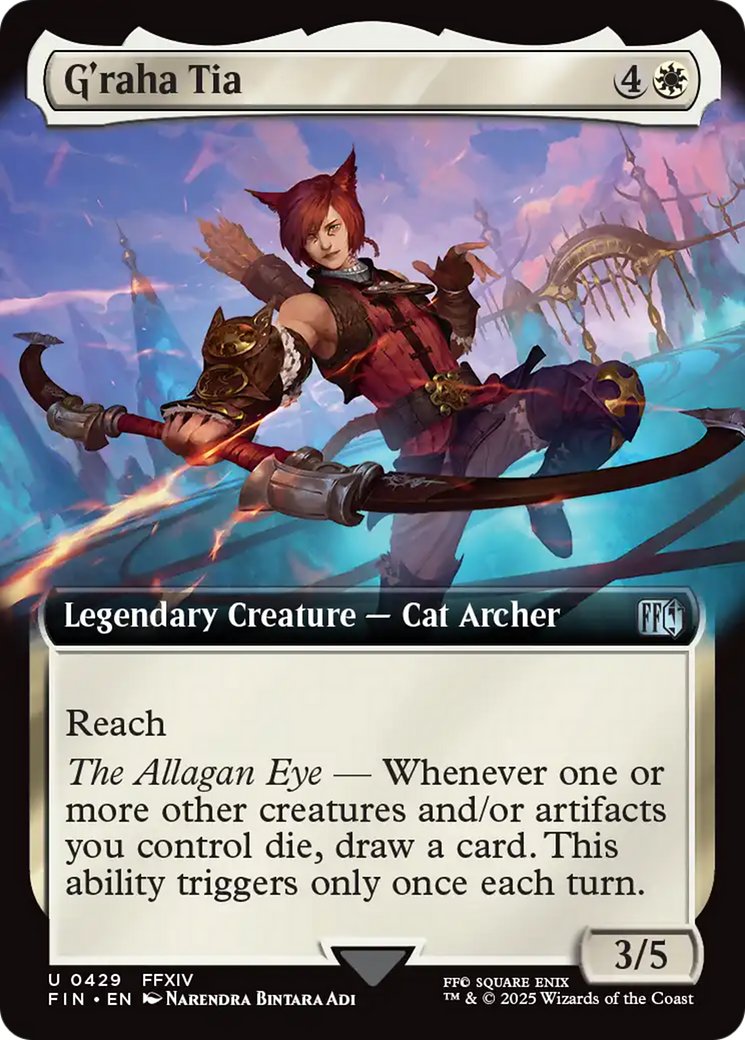 G'raha Tia (Extended Art) [FINAL FANTASY] | Cards and Coasters CA