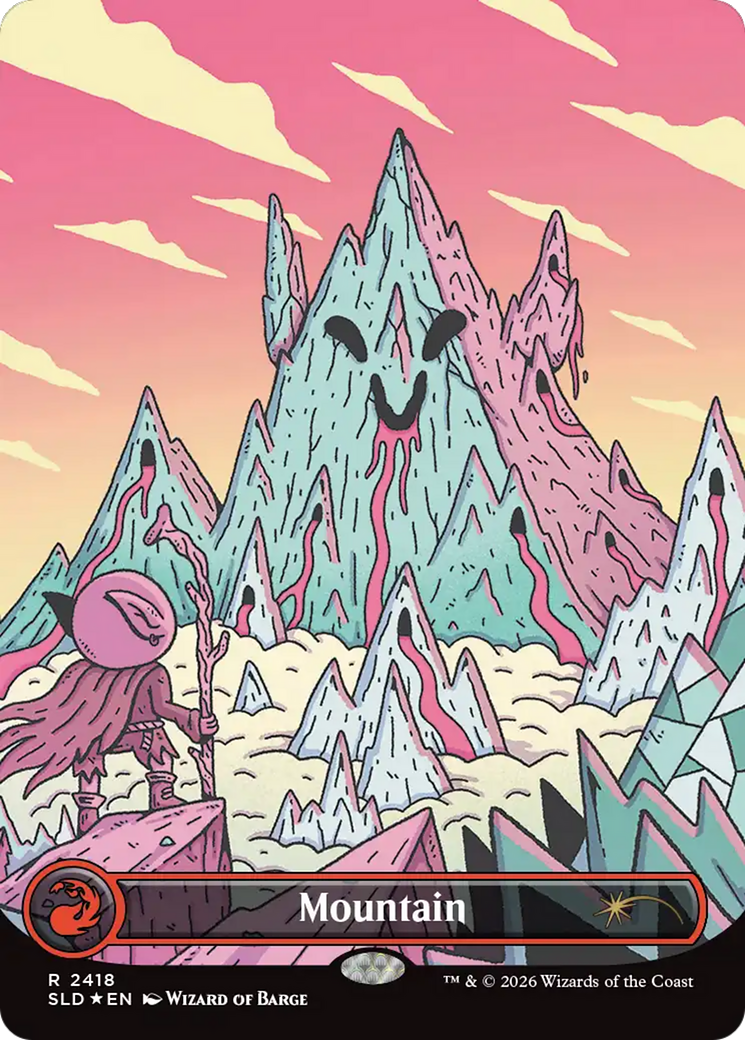 Mountain (2418) [Secret Lair Drop Series] | Cards and Coasters CA