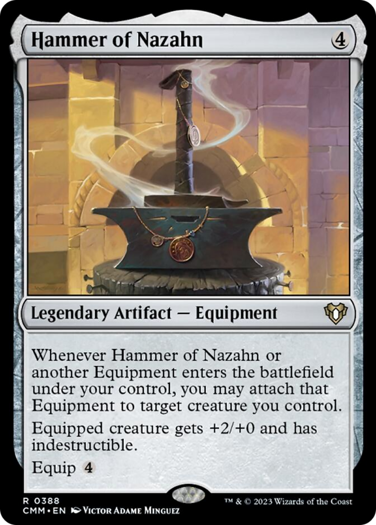 Hammer of Nazahn [Commander Masters] | Cards and Coasters CA