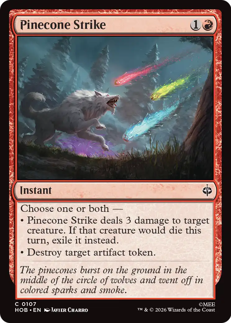 Pinecone Strike [The Hobbit] | Cards and Coasters CA