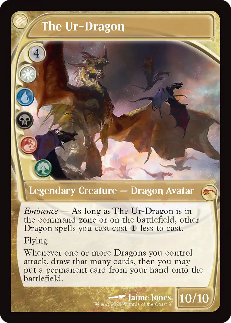 The Ur-Dragon (Retro Frame) [Secret Lair Drop Series] | Cards and Coasters CA