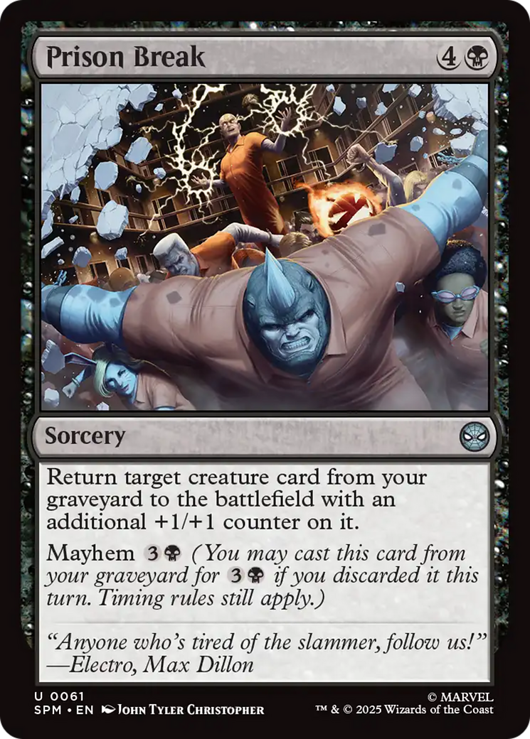 Prison Break [Marvel's Spider-Man] | Cards and Coasters CA