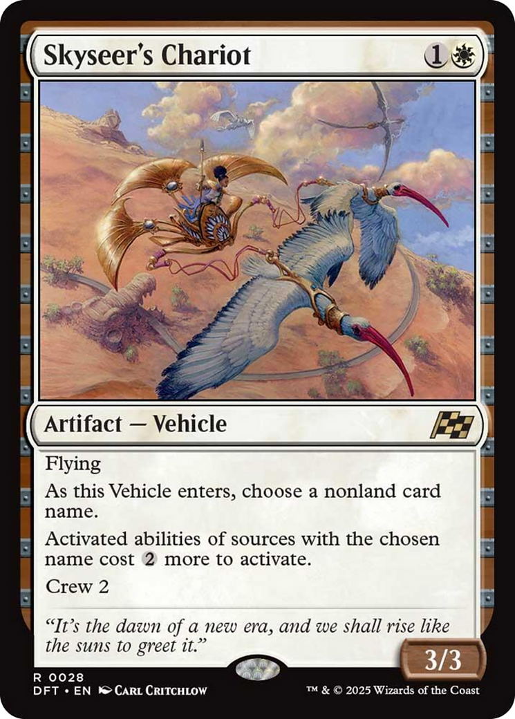 Skyseer's Chariot [Aetherdrift] | Cards and Coasters CA