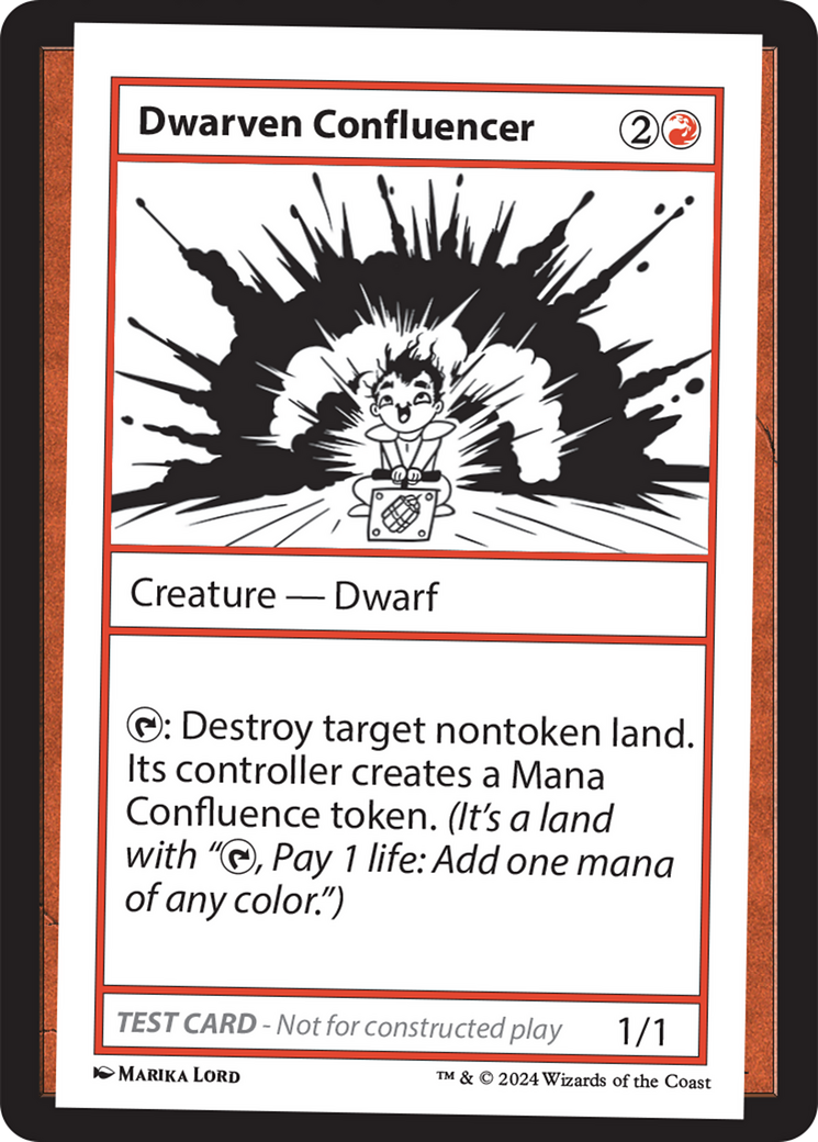 Dwarven Confluencer [Mystery Booster 2 Playtest Cards] | Cards and Coasters CA