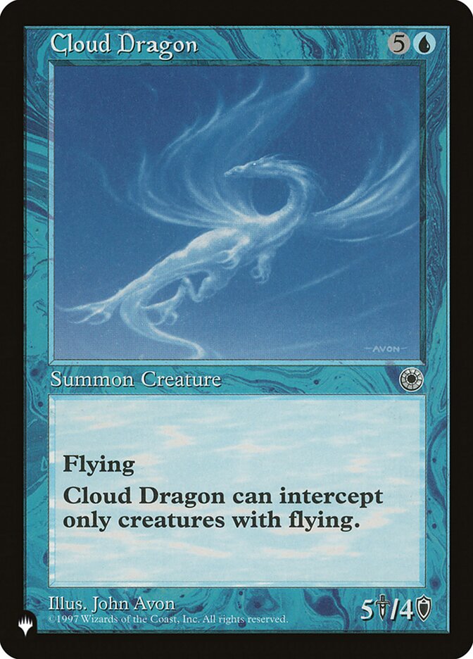 Cloud Dragon [The List] | Cards and Coasters CA