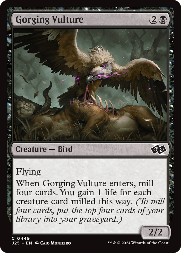 Gorging Vulture [Foundations Jumpstart] | Cards and Coasters CA