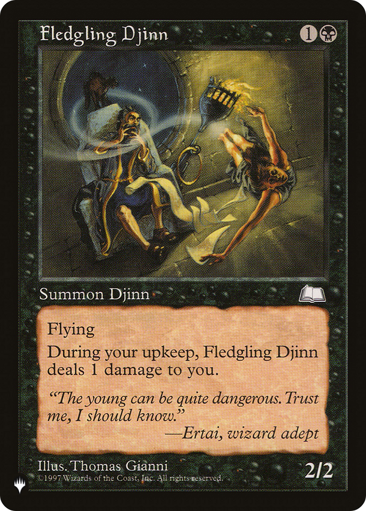 Fledgling Djinn [The List Reprints] | Cards and Coasters CA