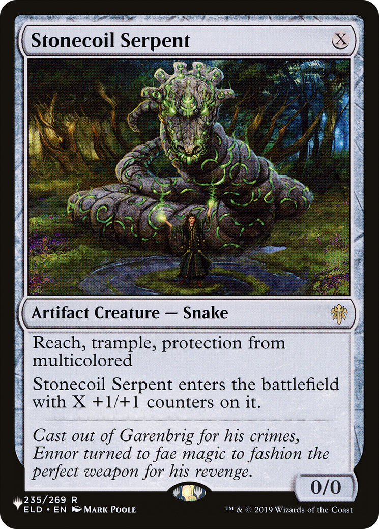 Stonecoil Serpent [The List] | Cards and Coasters CA