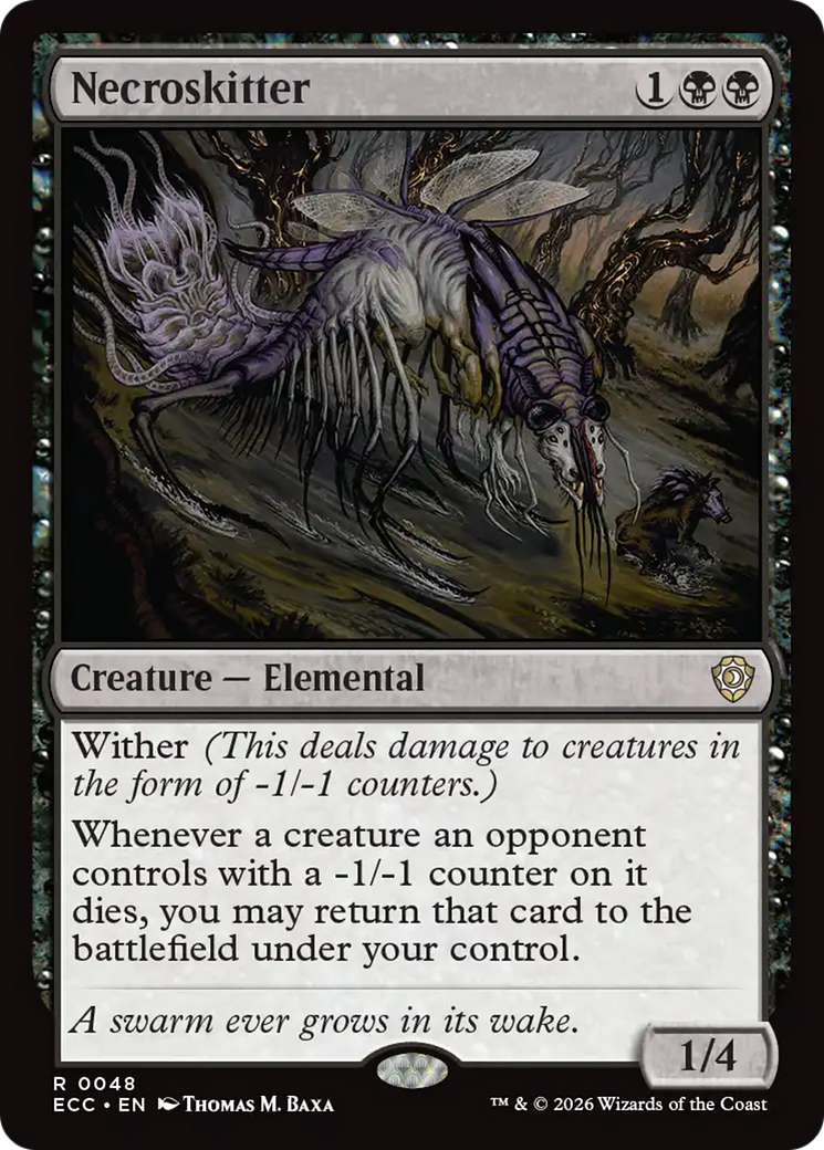 Necroskitter [Lorwyn Eclipsed Commander] | Cards and Coasters CA