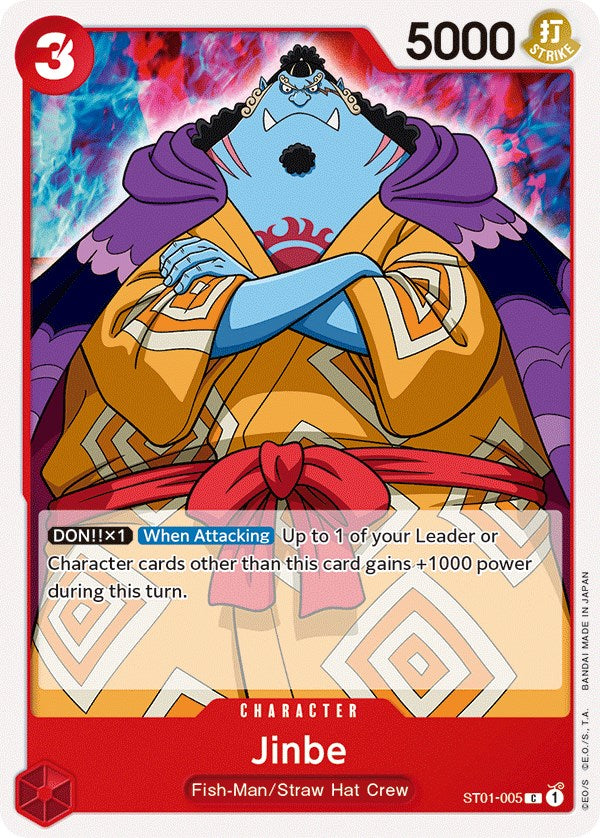 Jinbe [Starter Deck: Straw Hat Crew] | Cards and Coasters CA