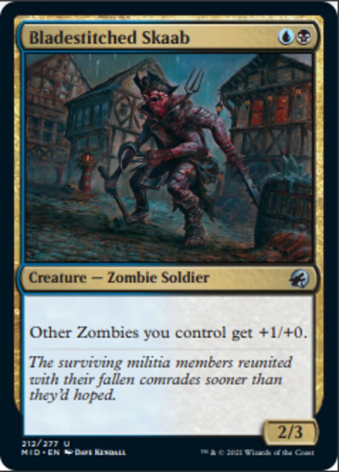 Bladestitched Skaab [Innistrad: Midnight Hunt] | Cards and Coasters CA