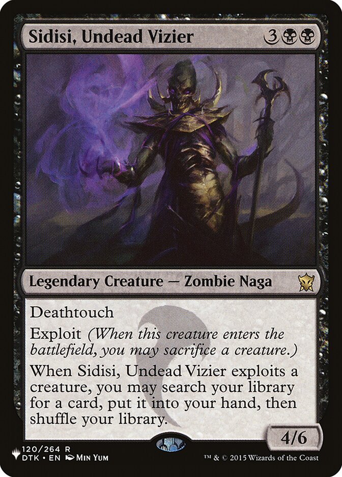 Sidisi, Undead Vizier [The List] | Cards and Coasters CA