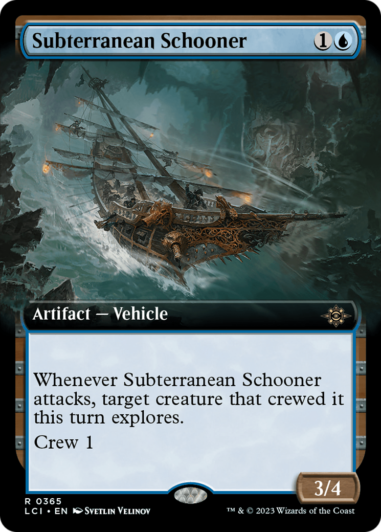 Subterranean Schooner (Extended Art) [The Lost Caverns of Ixalan] | Cards and Coasters CA