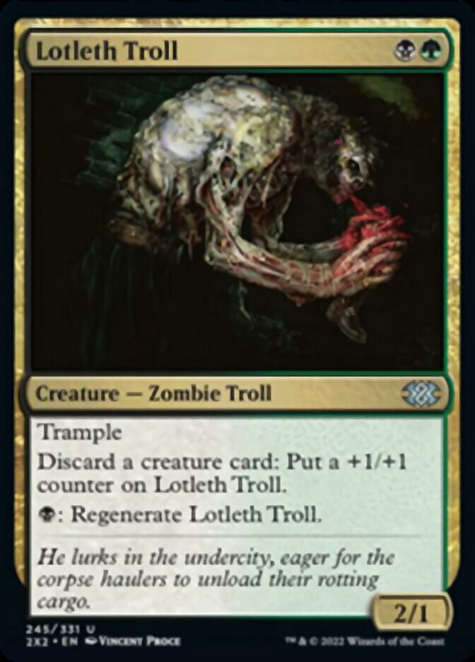 Lotleth Troll [Double Masters 2022] | Cards and Coasters CA
