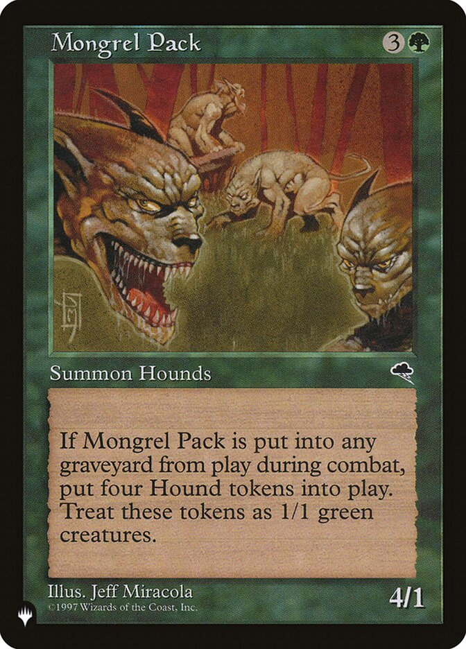 Mongrel Pack [The List] | Cards and Coasters CA