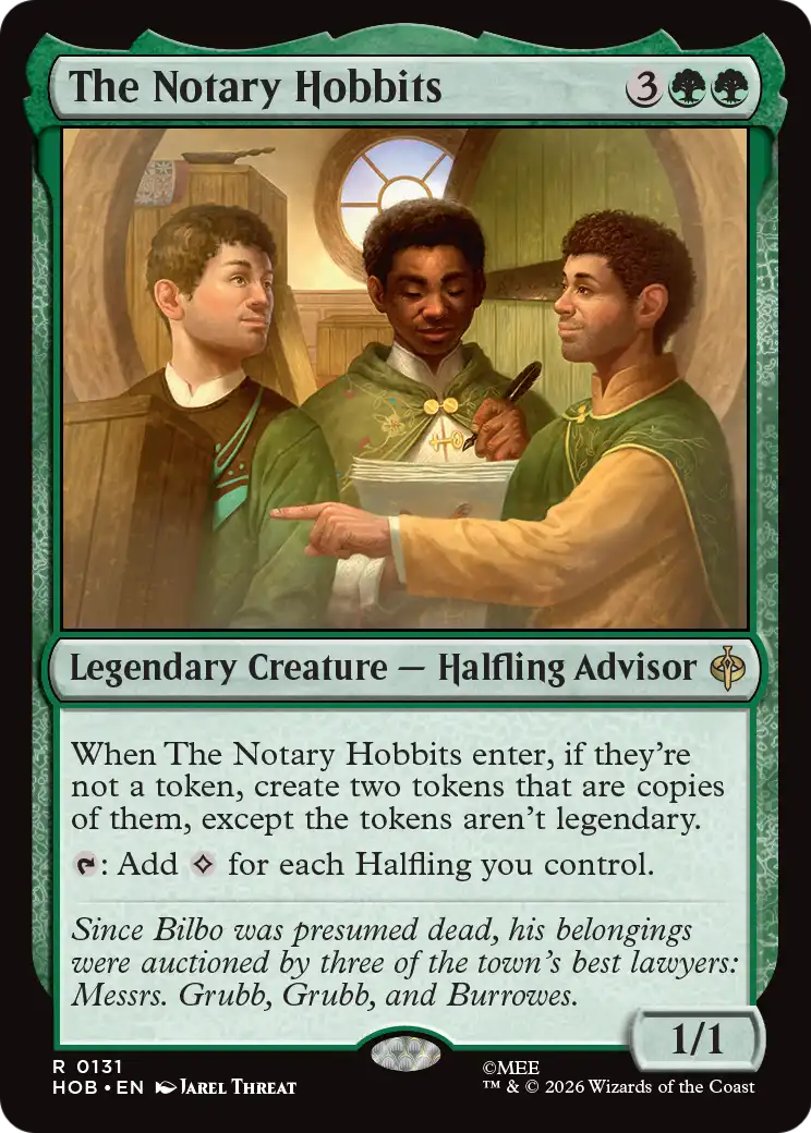 The Notary Hobbits [The Hobbit] | Cards and Coasters CA
