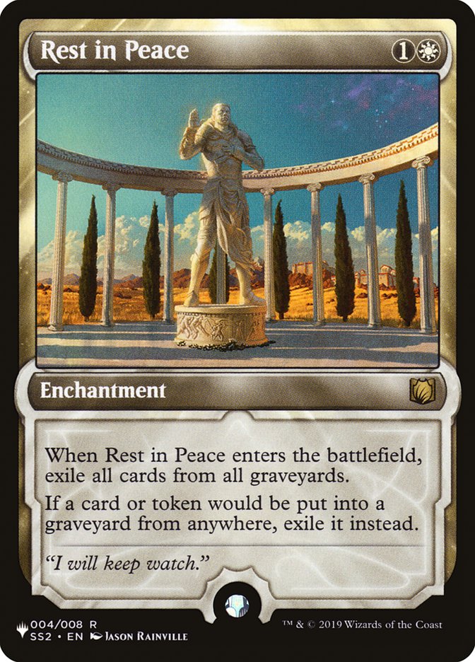 Rest in Peace [The List] | Cards and Coasters CA