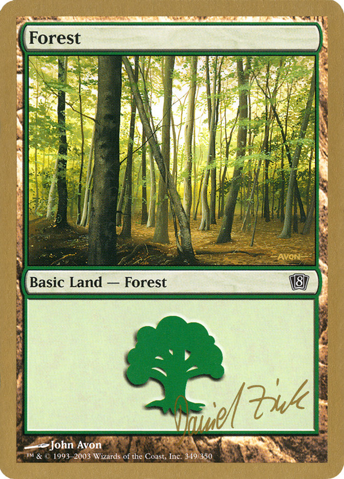 Forest (dz349) (Daniel Zink) [World Championship Decks 2003] | Cards and Coasters CA