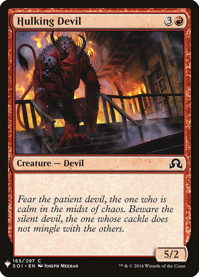 Hulking Devil [Mystery Booster] | Cards and Coasters CA