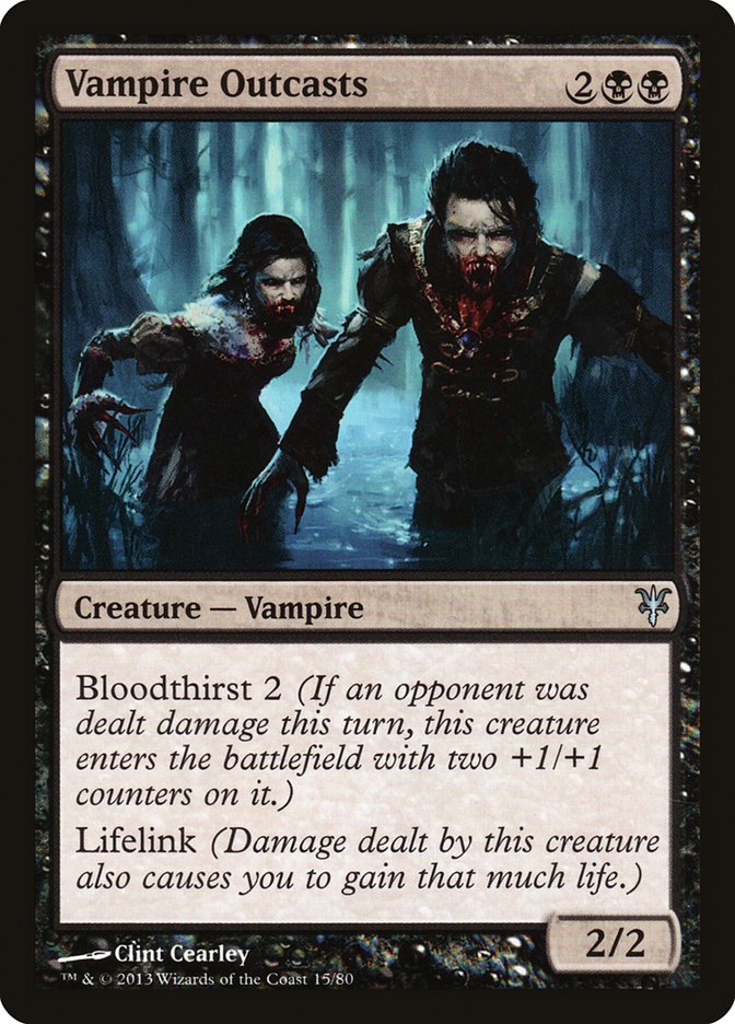 Vampire Outcasts [Duel Decks: Sorin vs. Tibalt] | Cards and Coasters CA