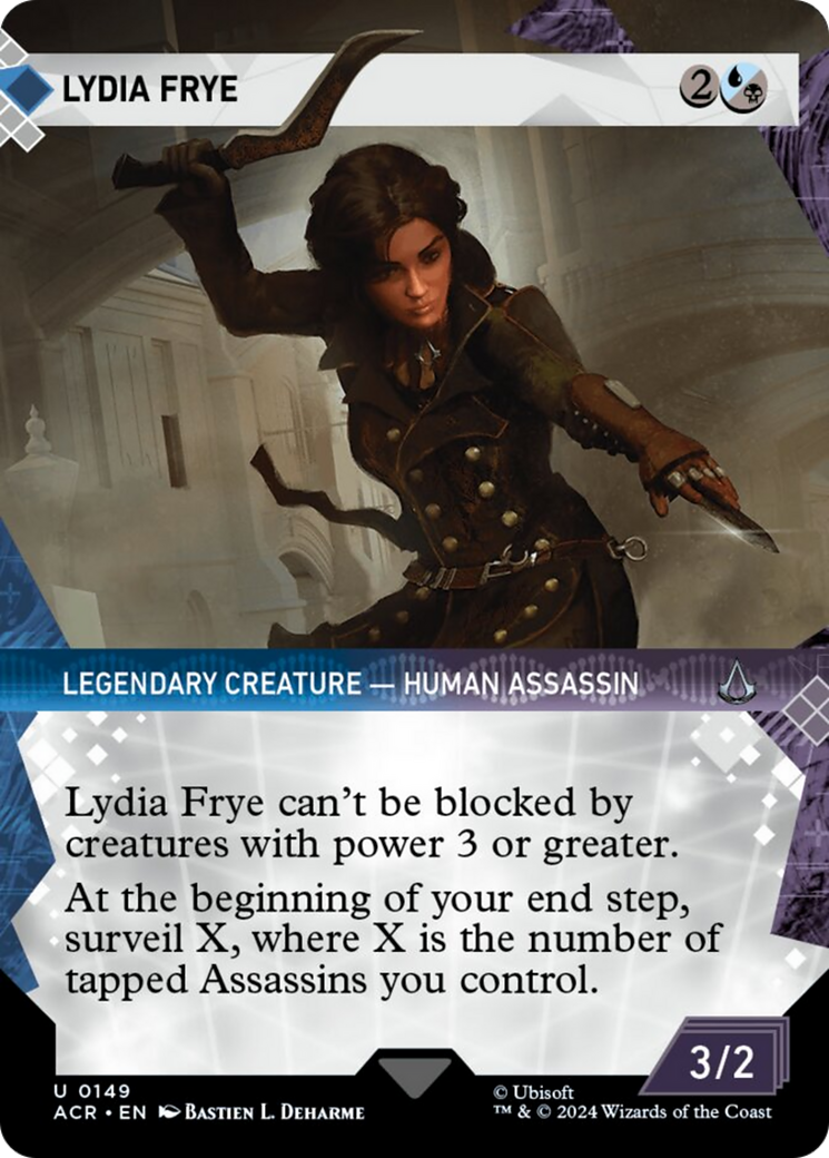 Lydia Frye (Showcase) [Assassin's Creed] | Cards and Coasters CA