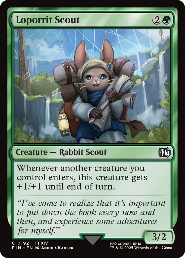 Loporrit Scout [FINAL FANTASY] | Cards and Coasters CA