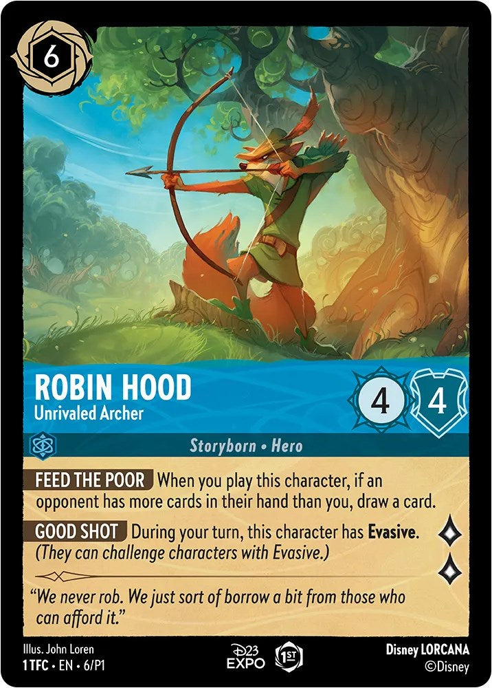 Robin Hood (6) [D23 Promos] | Cards and Coasters CA